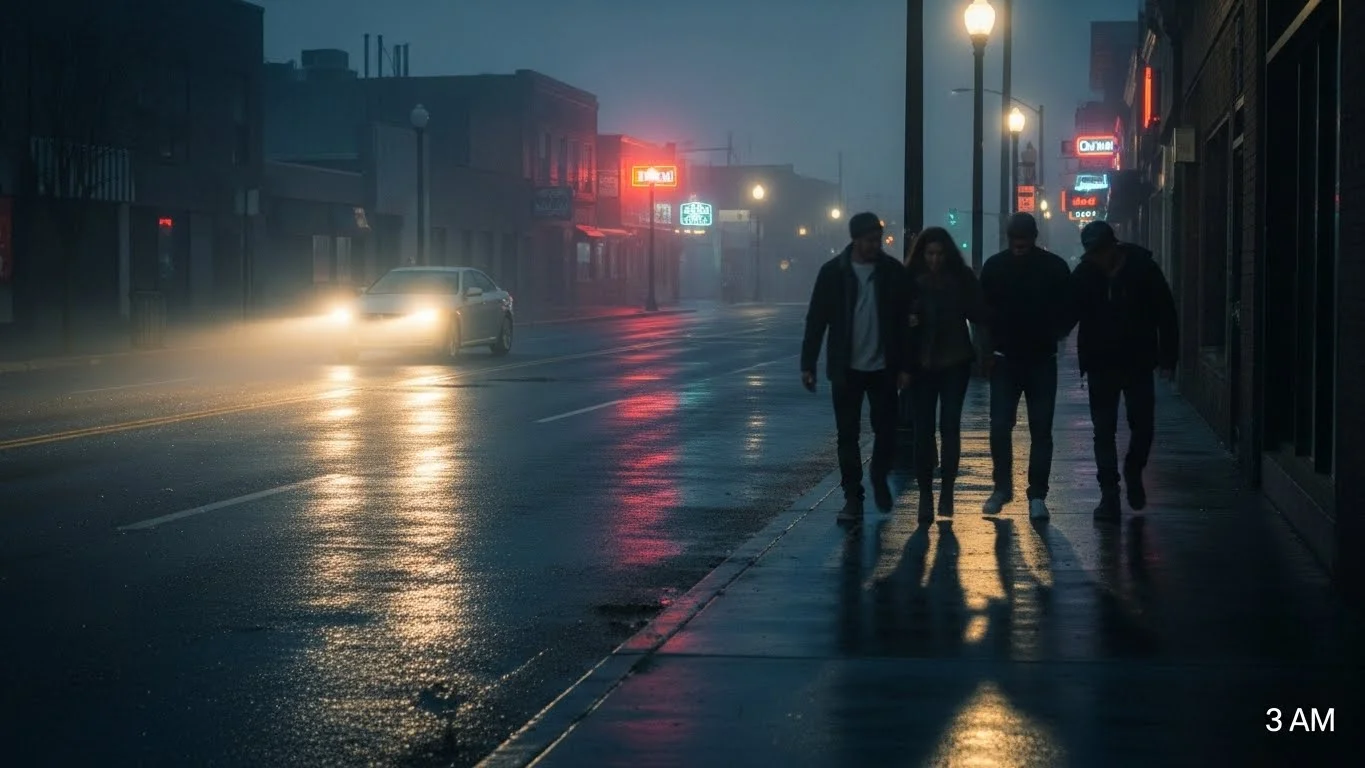 City Lights 3 AM Captions