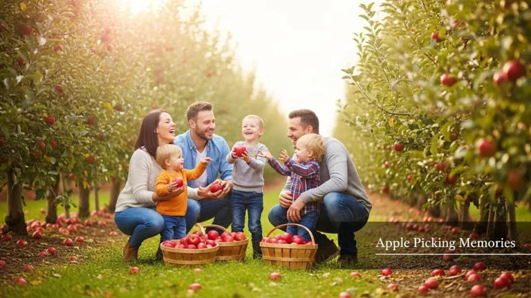 apple picking captions
