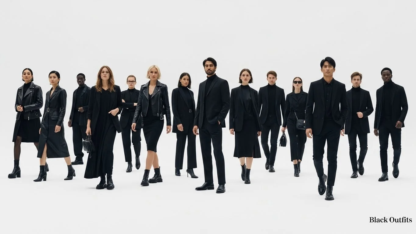 Artsy & Creative black outfit 