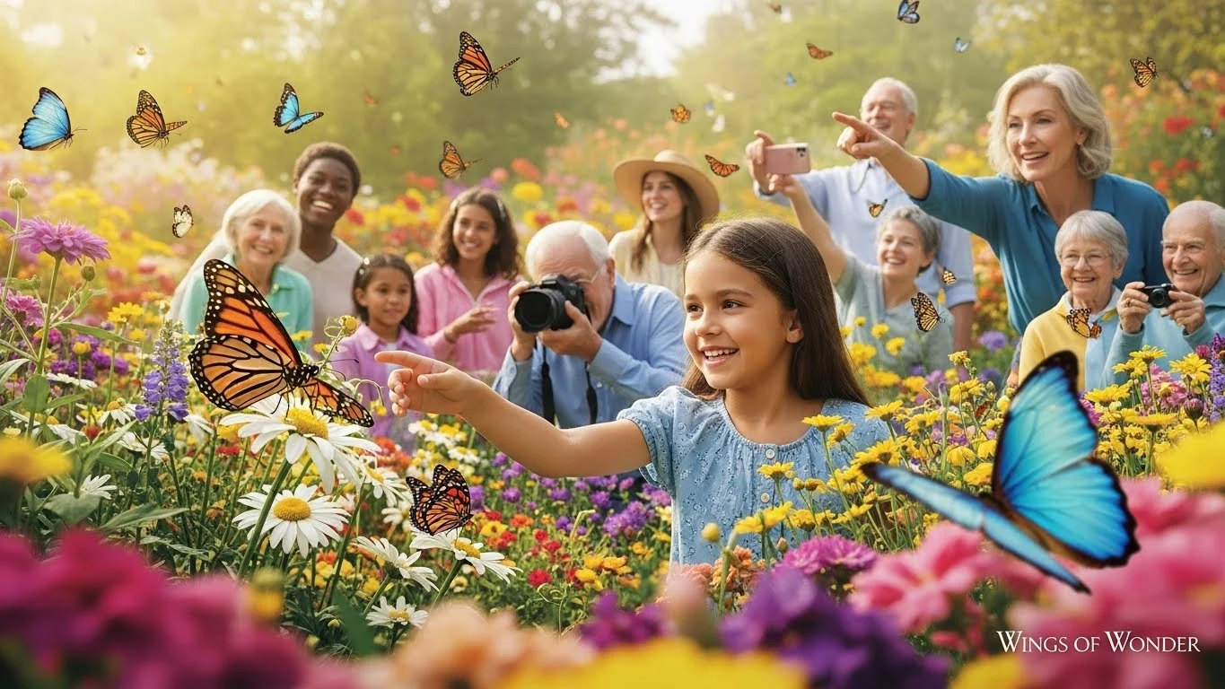 Cute & Playful Butterfly Captions