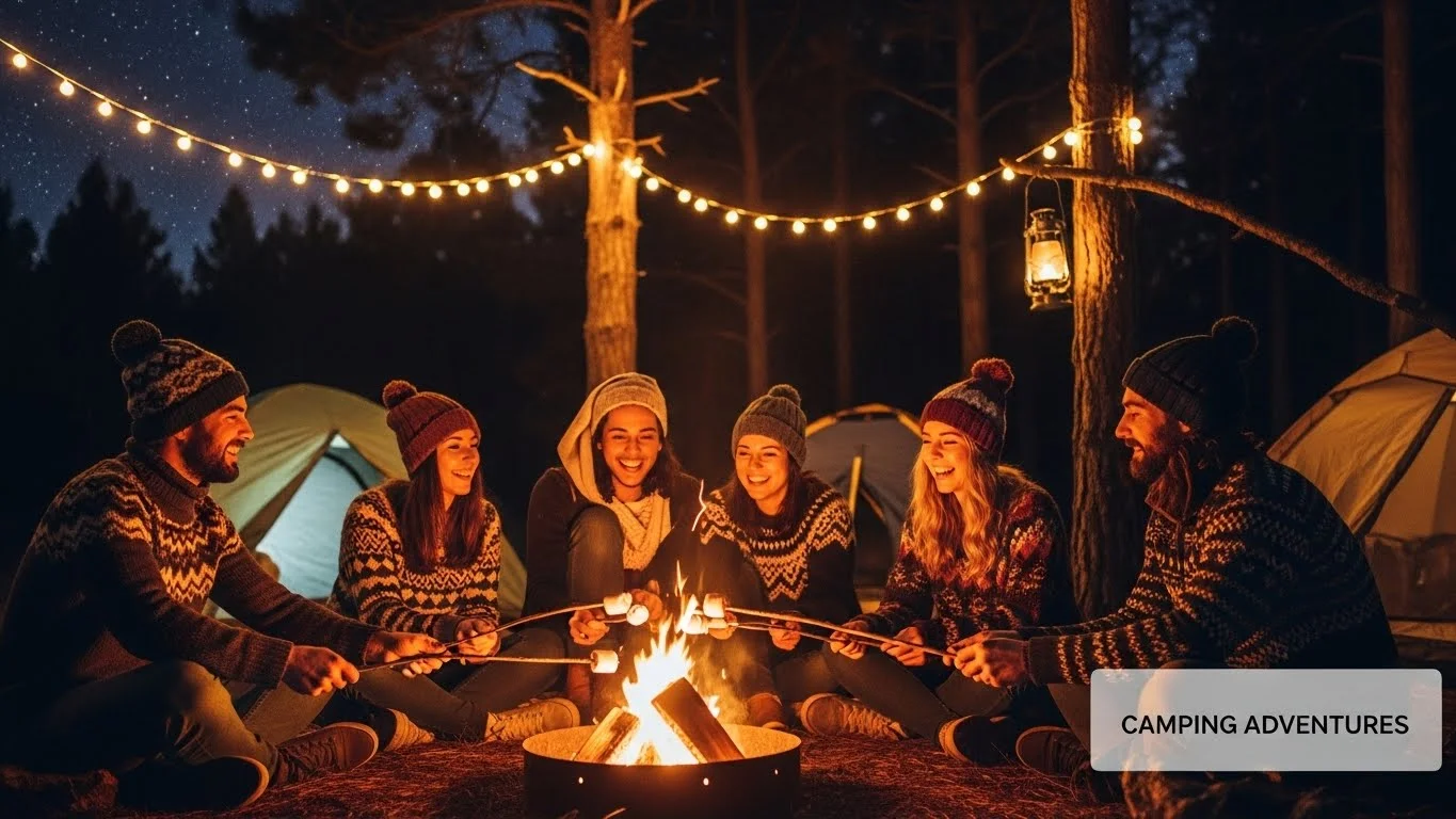 Lake & River Camping Captions