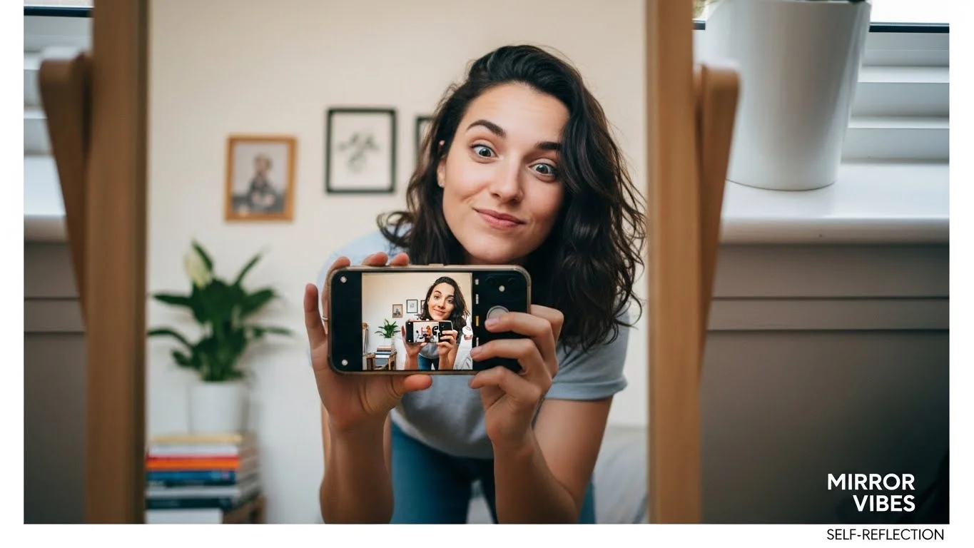 captions for a mirror selfie