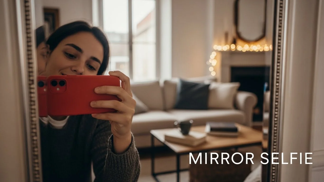 Funny & Playful mirror selfie