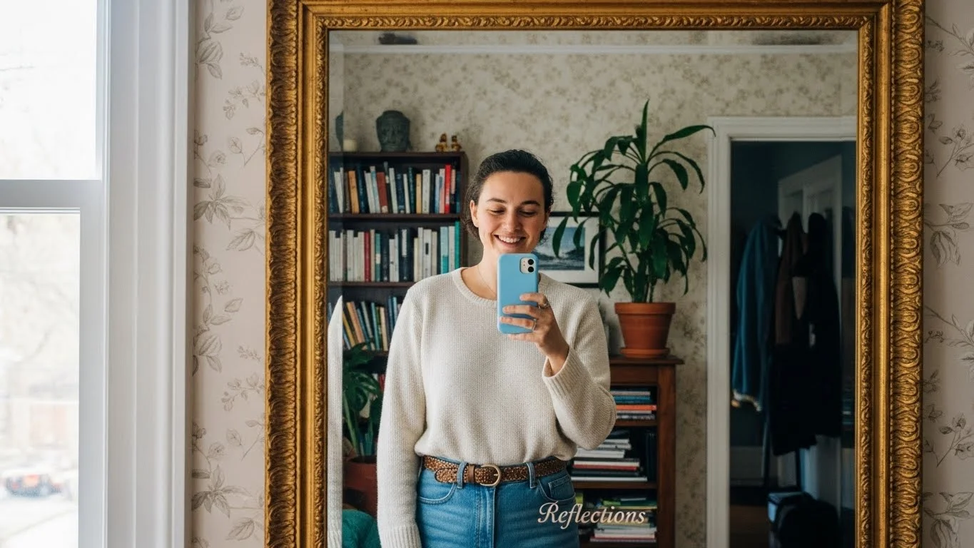 Bold Mirror Selfie Captions