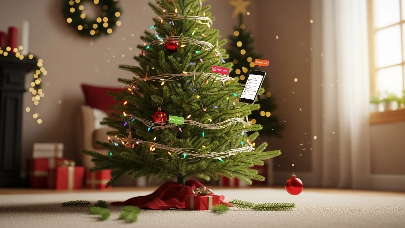 Minimalist Christmas Tree Captions