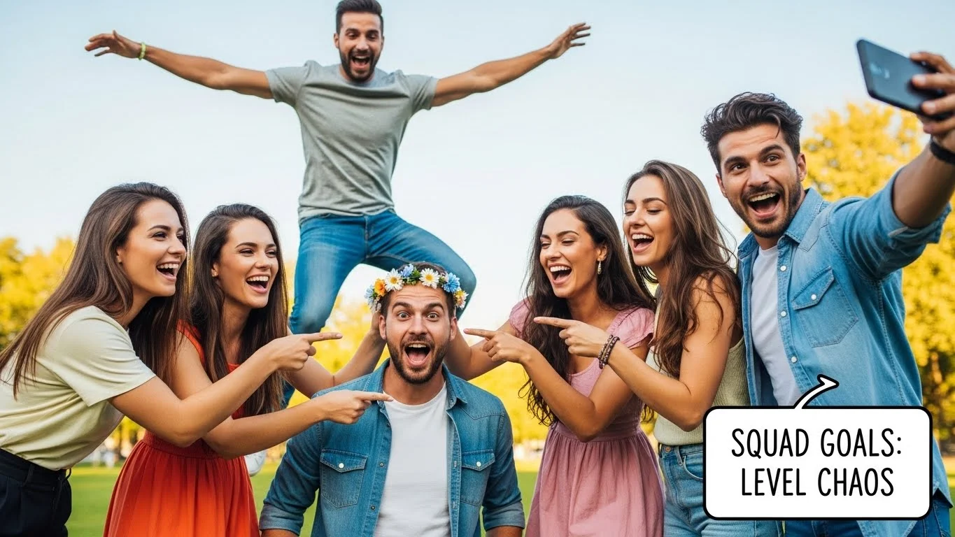 Dark & Moody Crazy Friends Captions