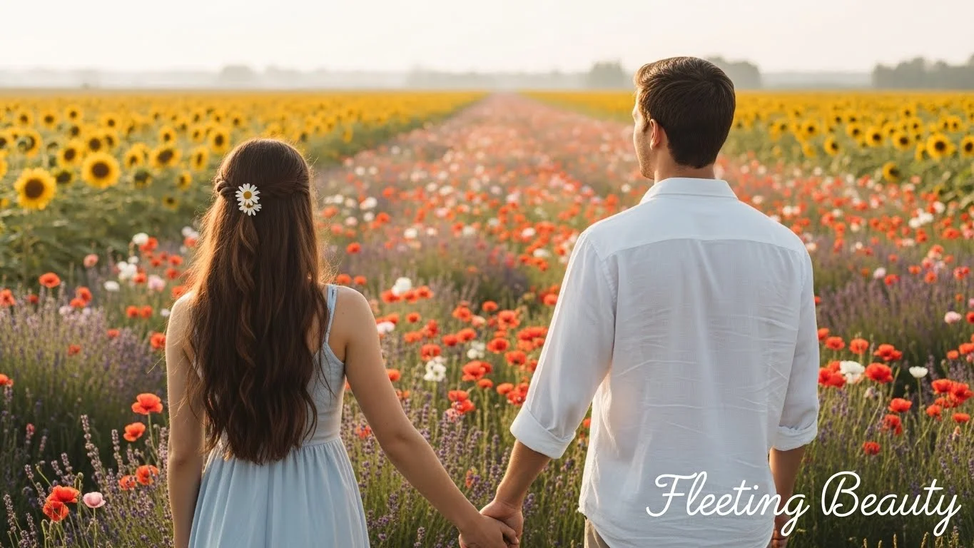 Evening & Sunset Flower Captions