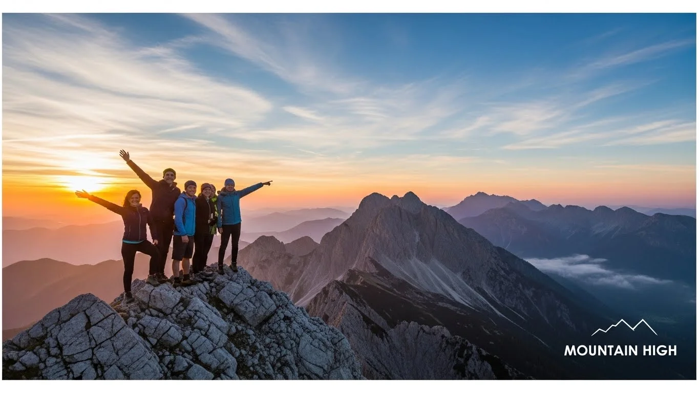 Scenic Mountain Captions