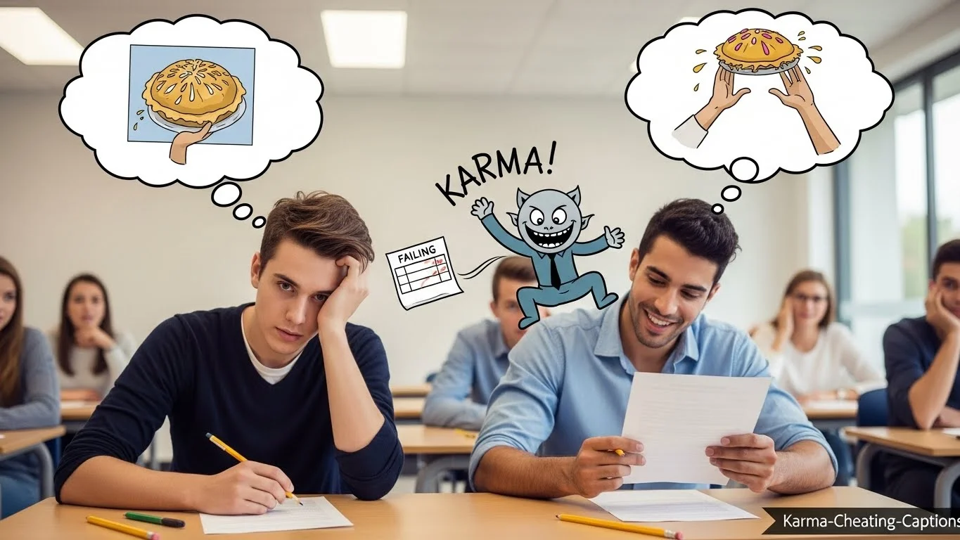 karma cheating captions