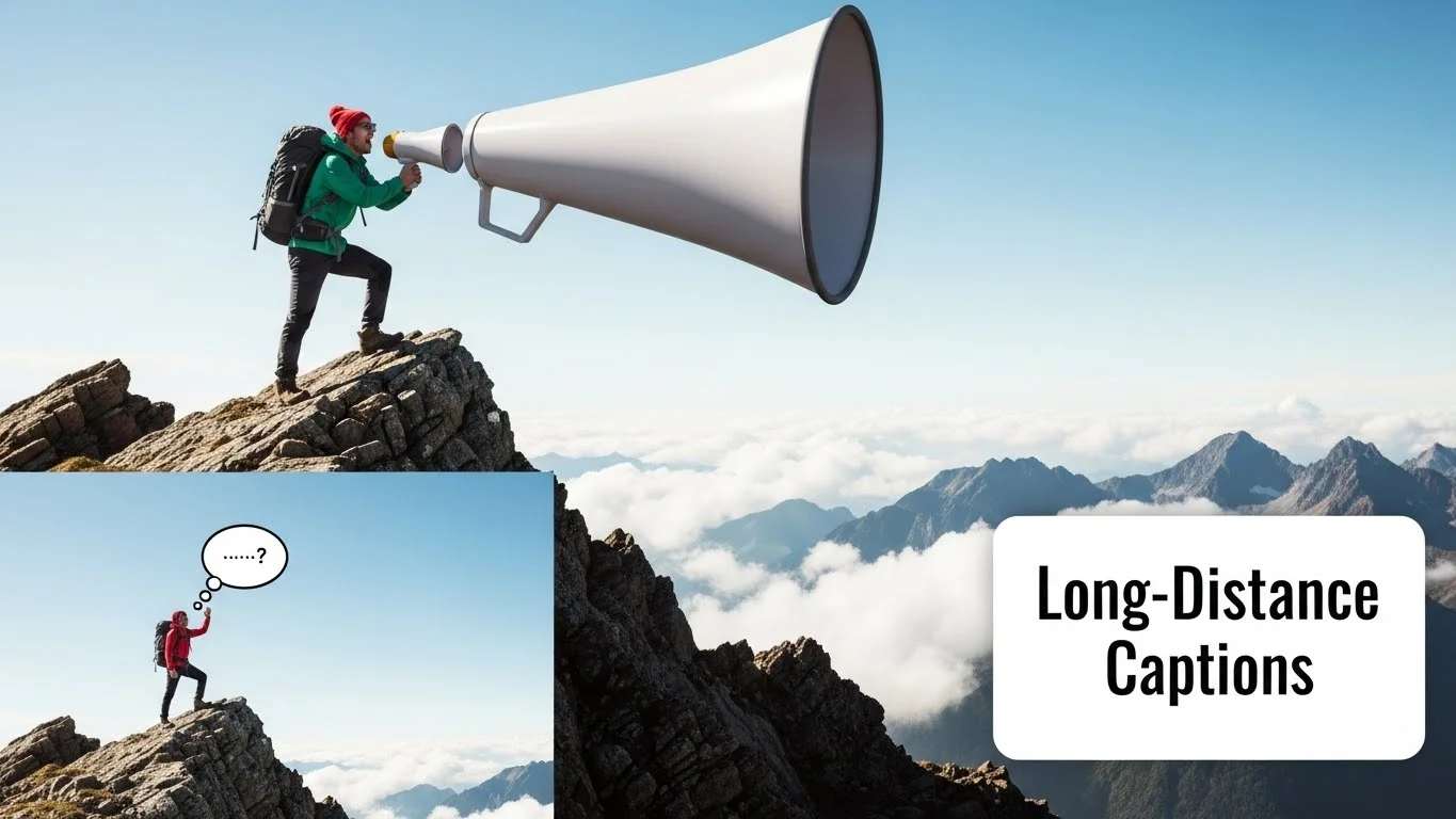 Funny Long Distance Captions