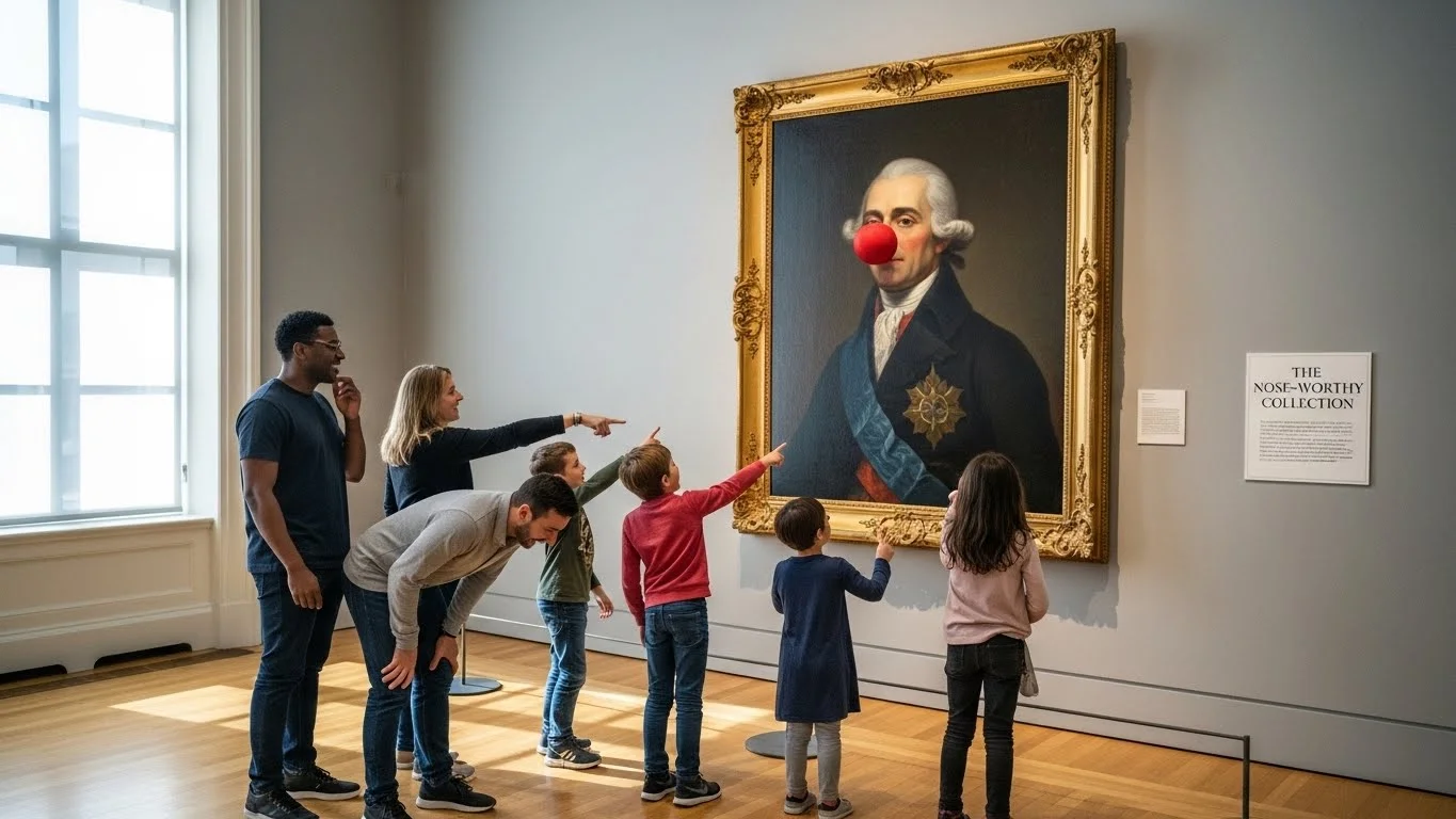 Museum Reflections & Mirror Captions