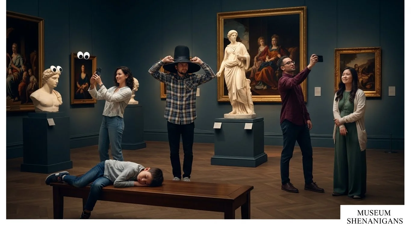 Aesthetic Museum Captions