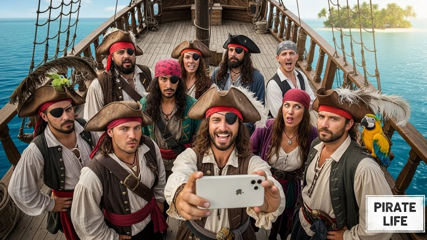 pirate instagram captions