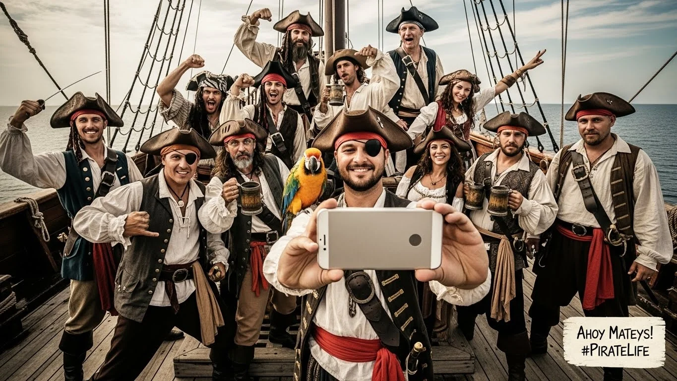 Funny & Cheeky Pirate