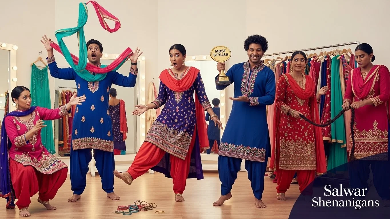 salwar suit captions