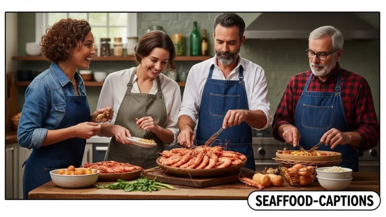 seafood captions