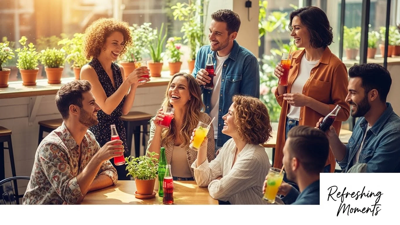 Minimalist & Aesthetic Soft Drink Captions