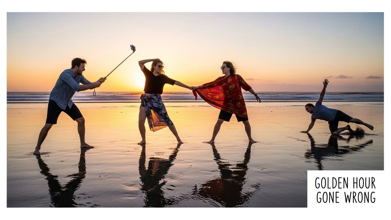 Romantic Sunset Captions