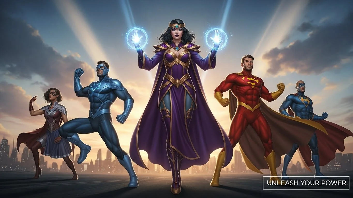 Strength & Empowerment superhero