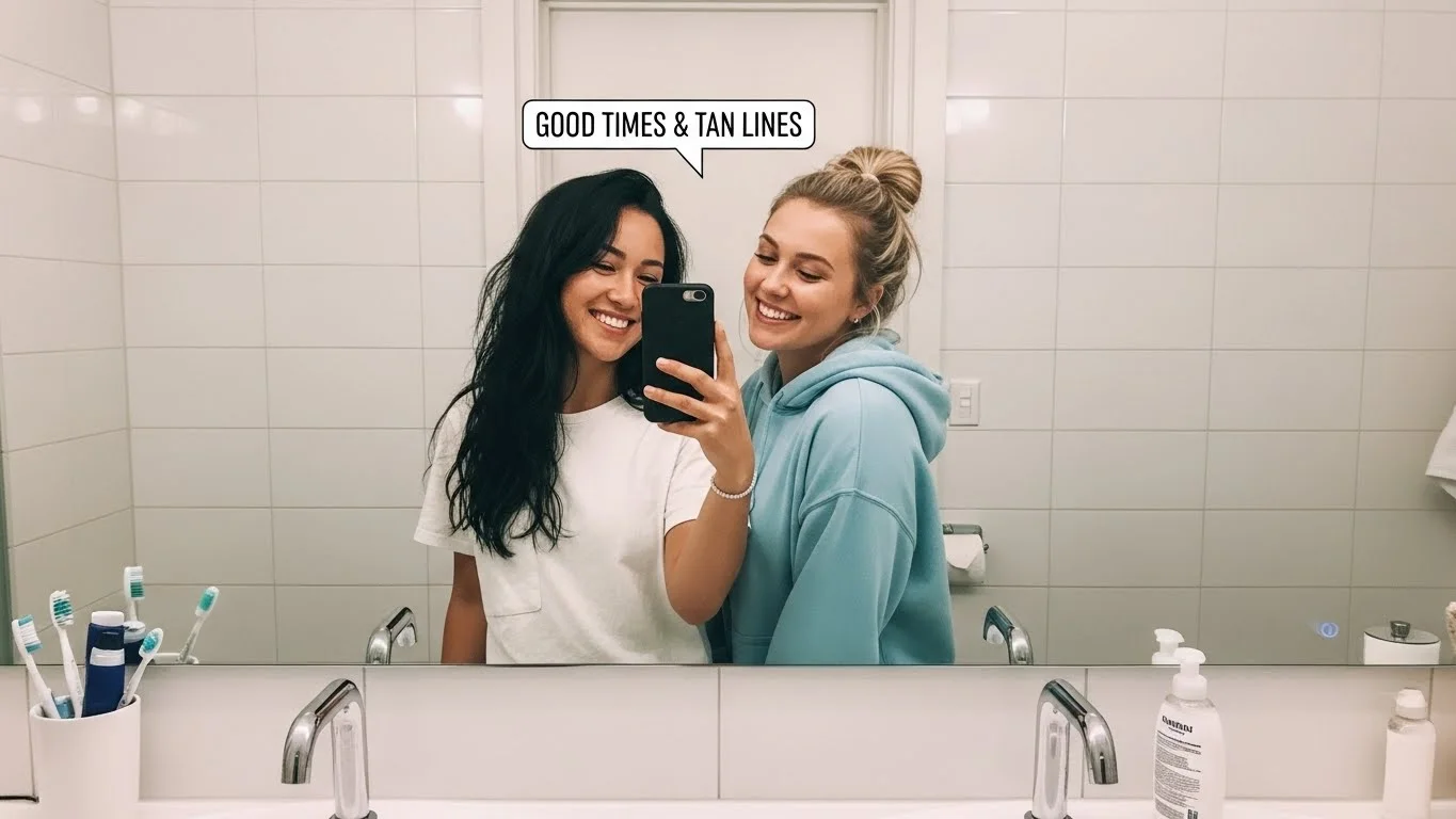 Funny Bathroom Selfie Captions