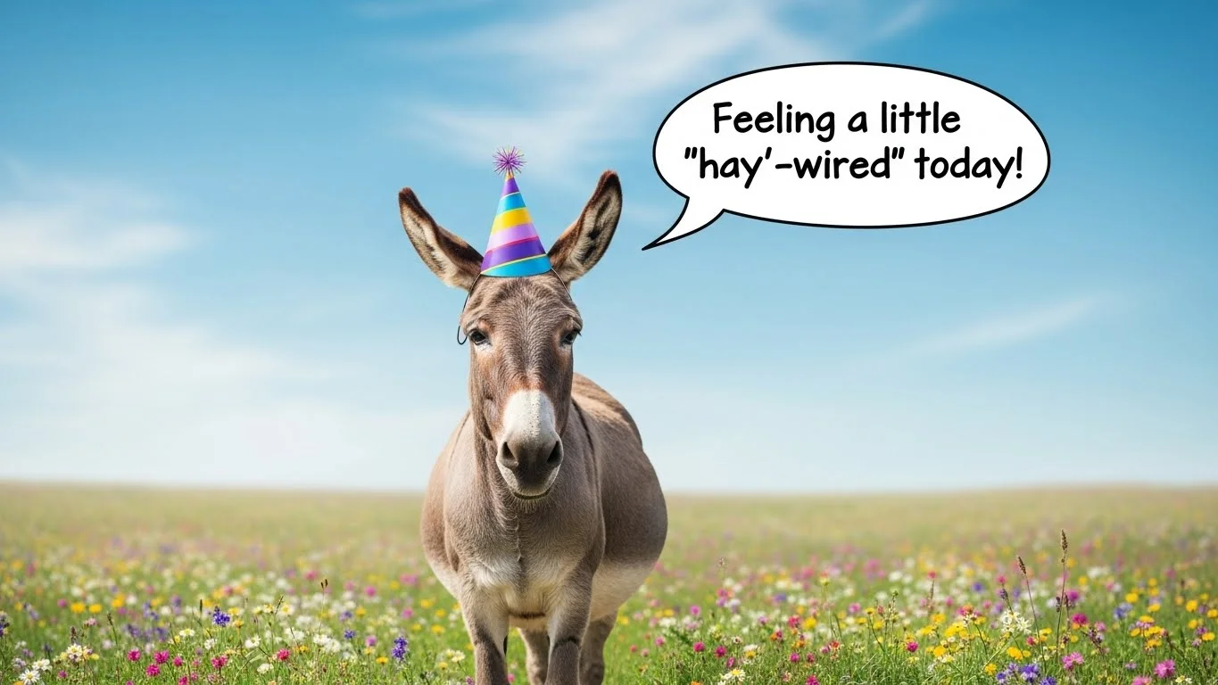 Funny Donkey Captions