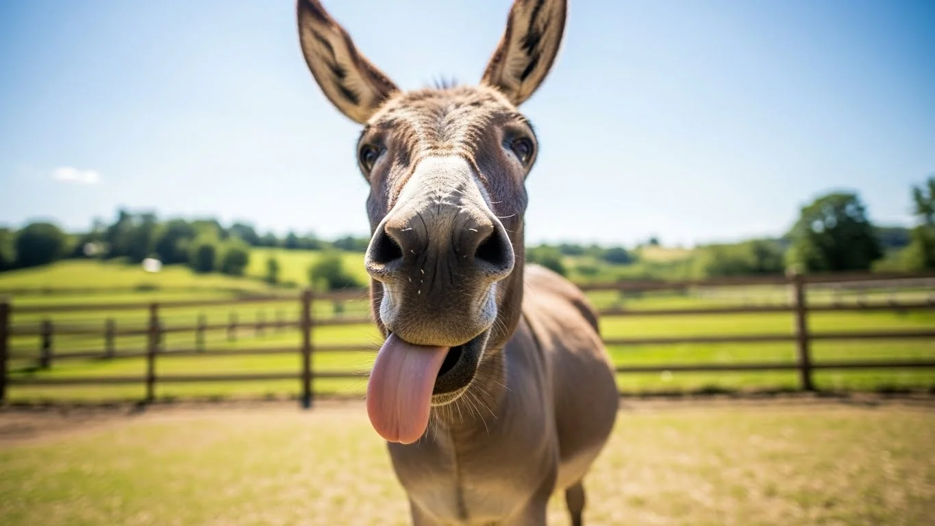 Baby Donkey Captions