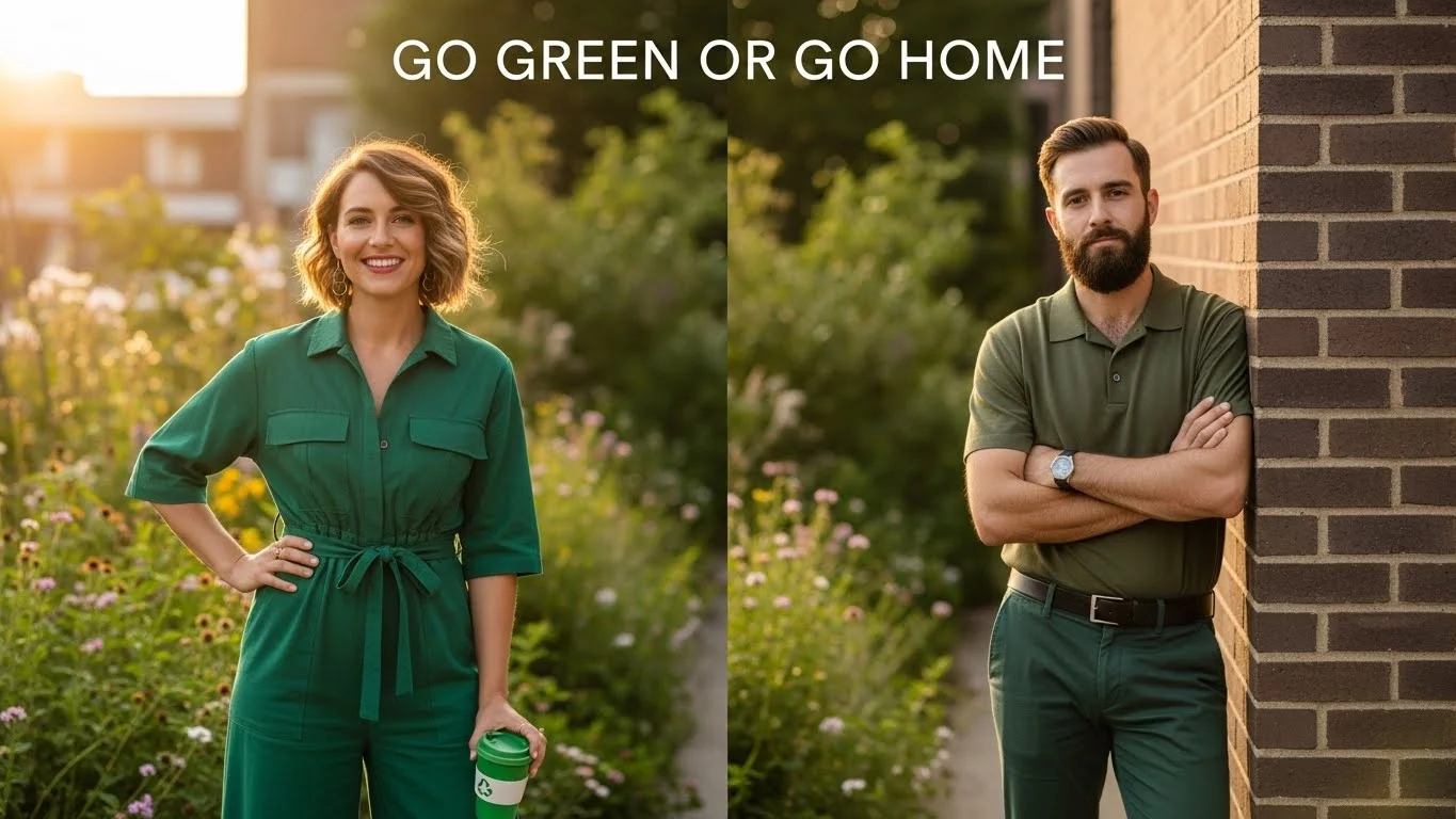  Fashion & Confidence Green Outfit Captions