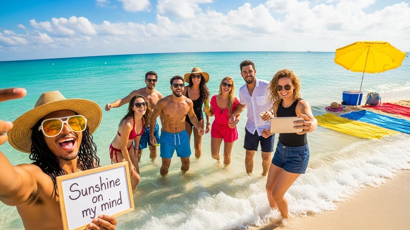 Beach Vibes Captions