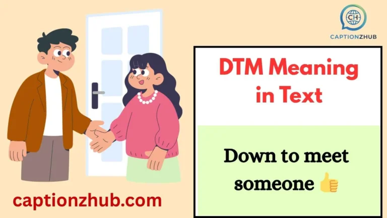 DTM Meaning in Text