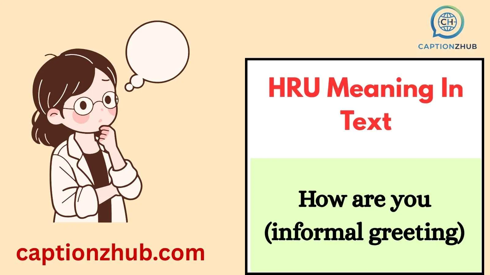 HRU Meaning In Text