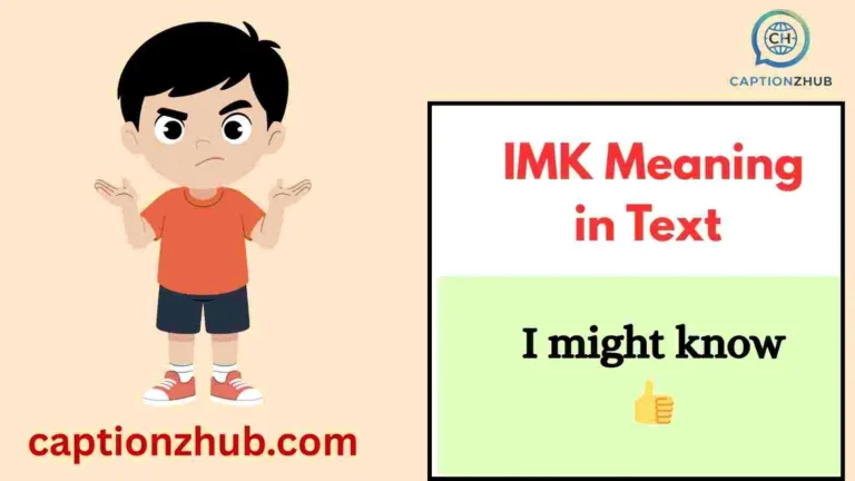 IMK Meaning in Text
