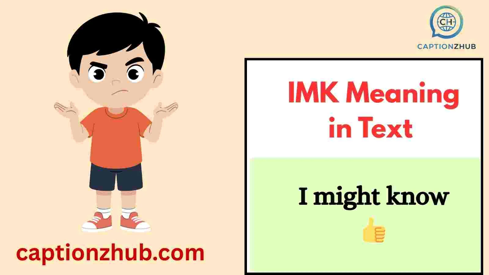 IMK Meaning in Text