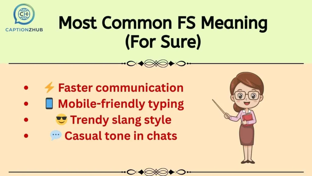 Most Common FS Meaning (For Sure)
