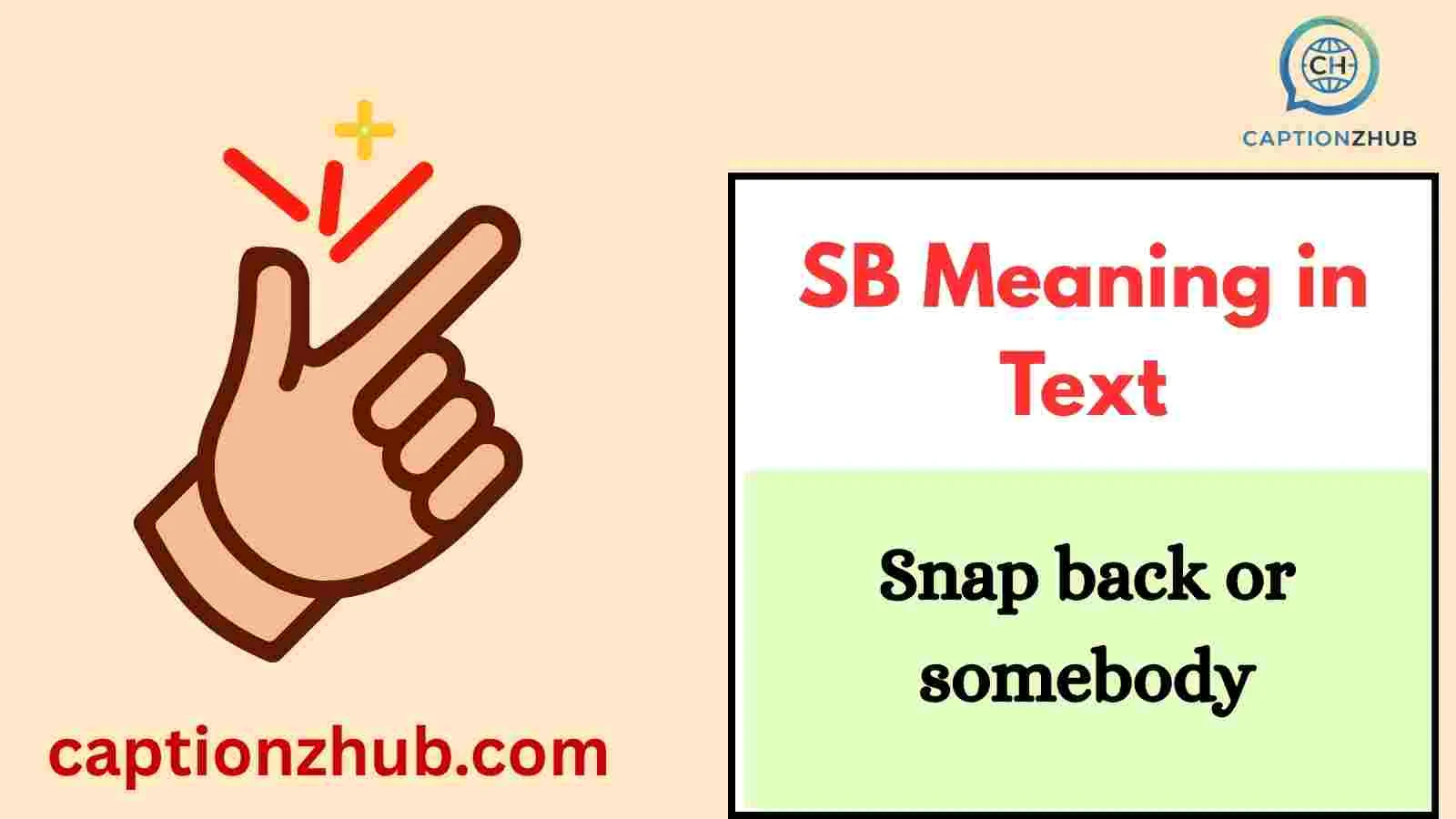 SB Meaning in Text