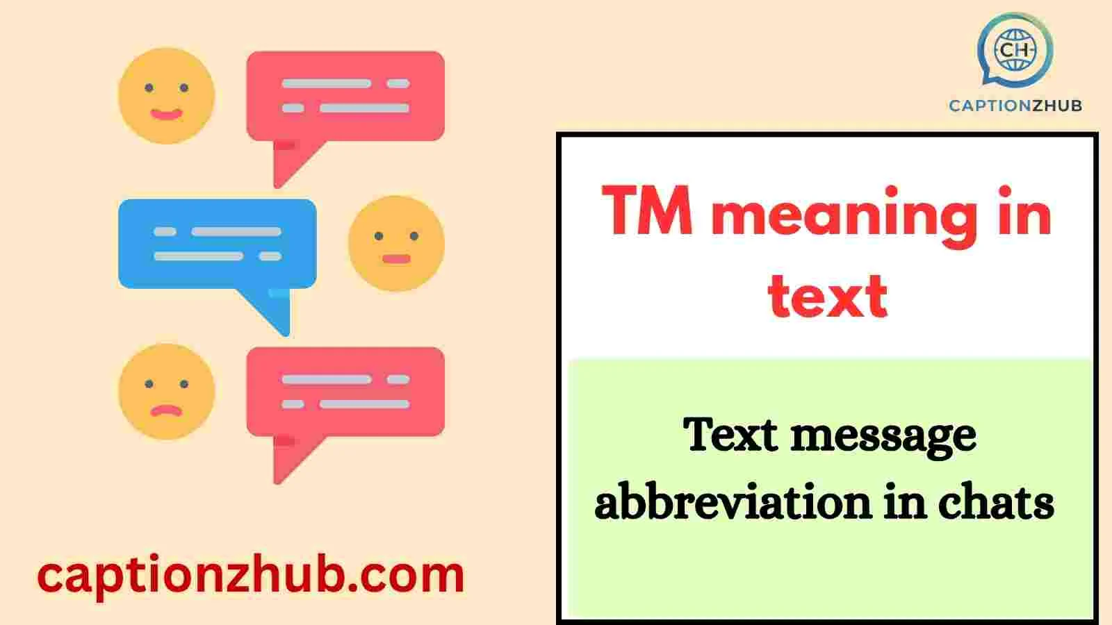 TM meaning in text