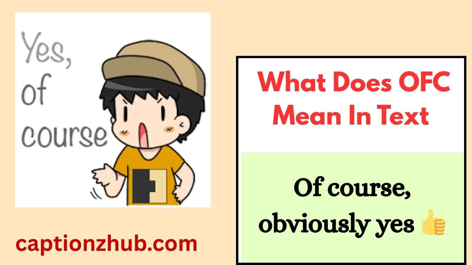 What Does OFC Mean In Text