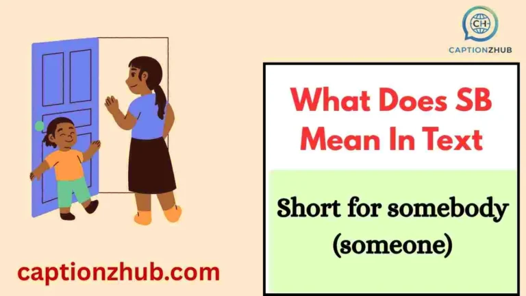 What Does SB Mean In Text