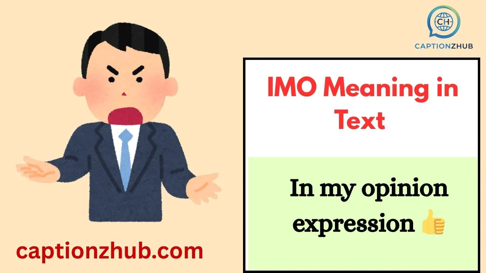 IMO Meaning in Text