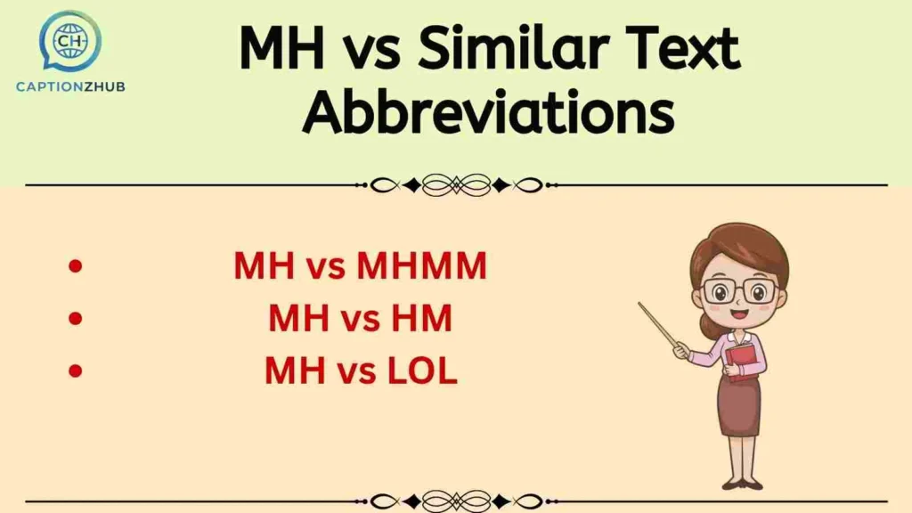 MH vs Similar Text Abbreviations