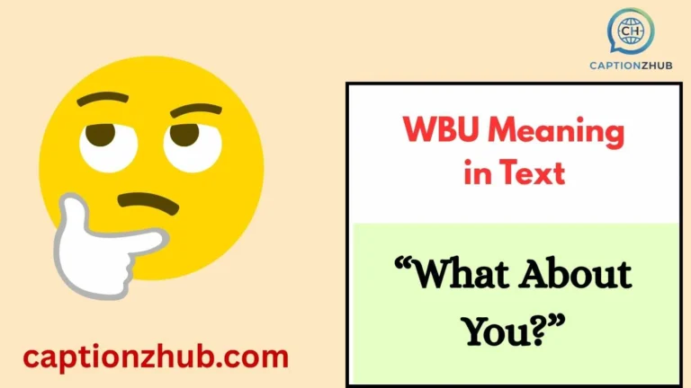 WBU Meaning in Text
