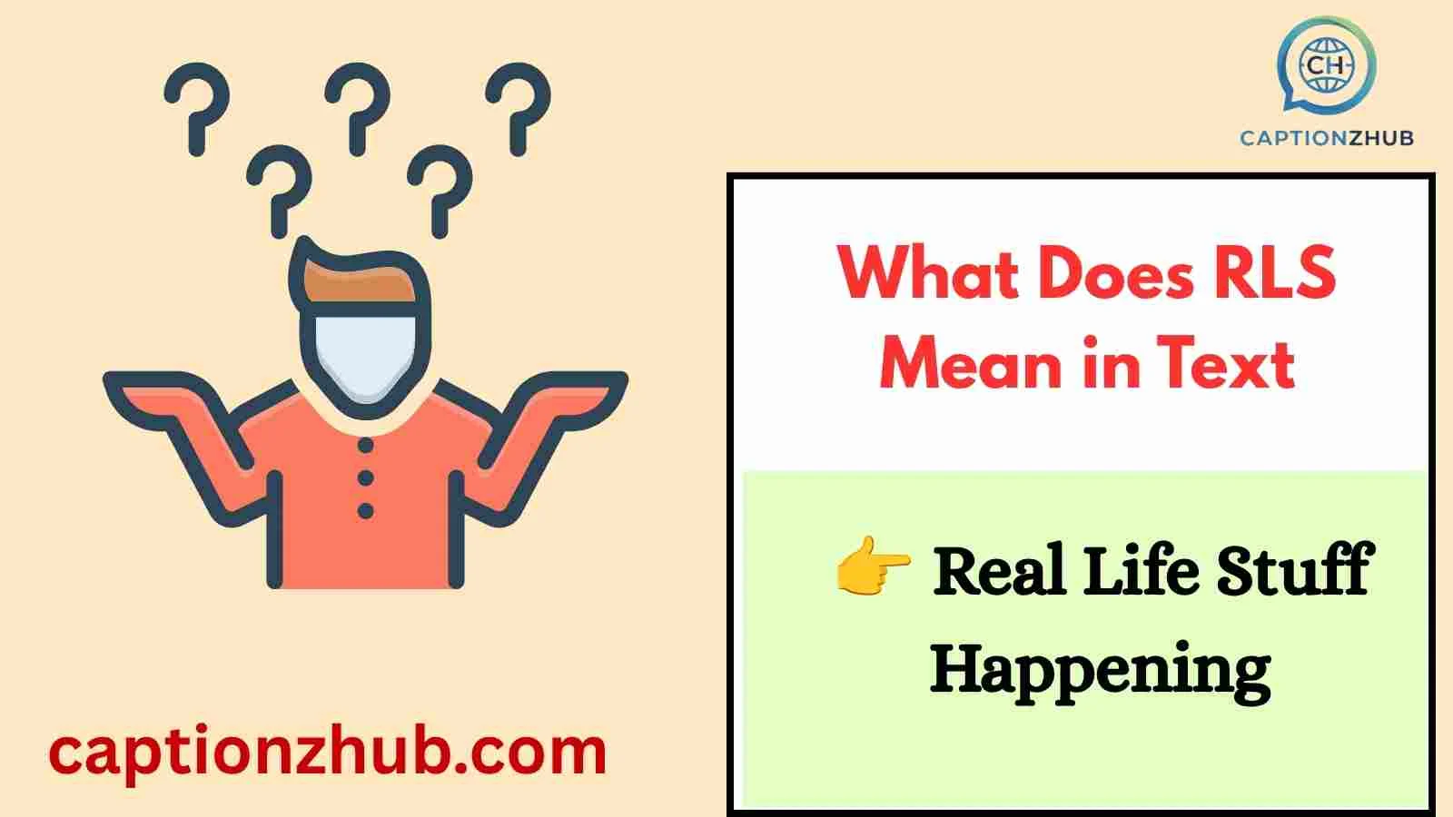 What Does RLS Mean in Text