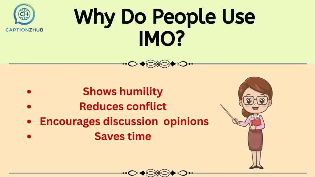 Why Do People Use IMO?