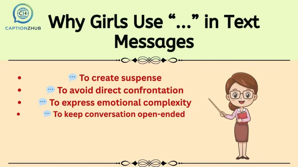 Why Girls Use “...” in Text Messages