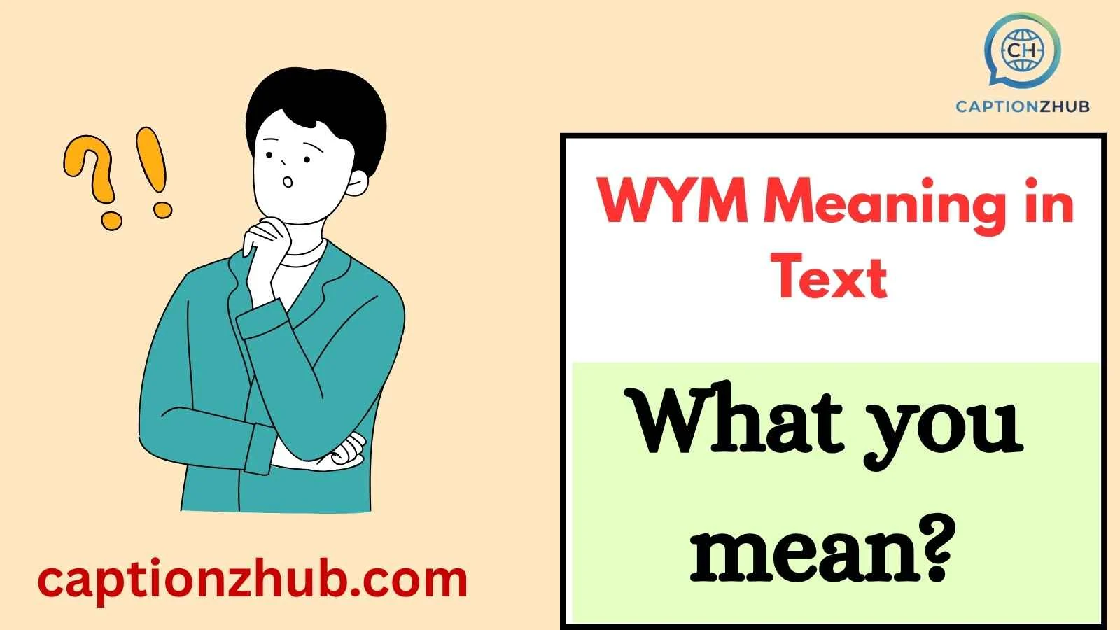 WYM Meaning in Text