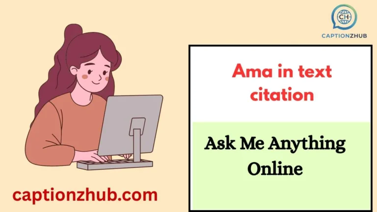Ama in text citation