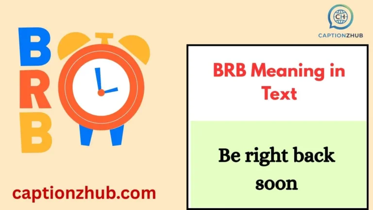 BRB Meaning in Text