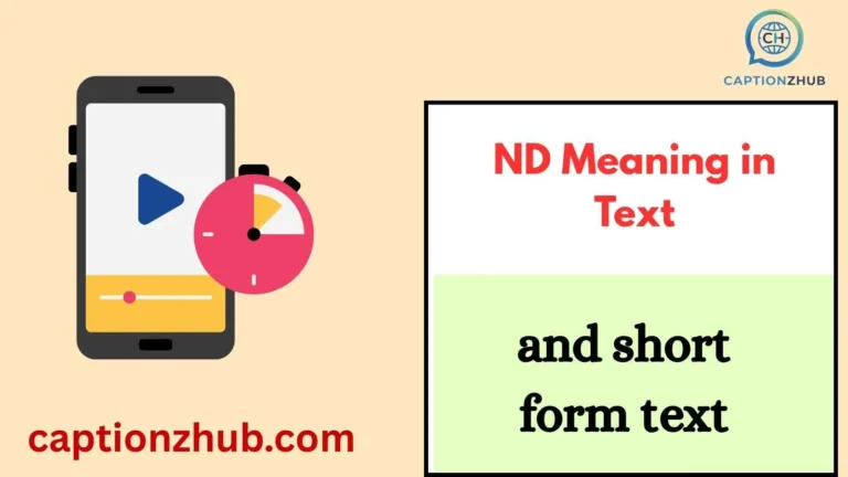 ND Meaning in Text