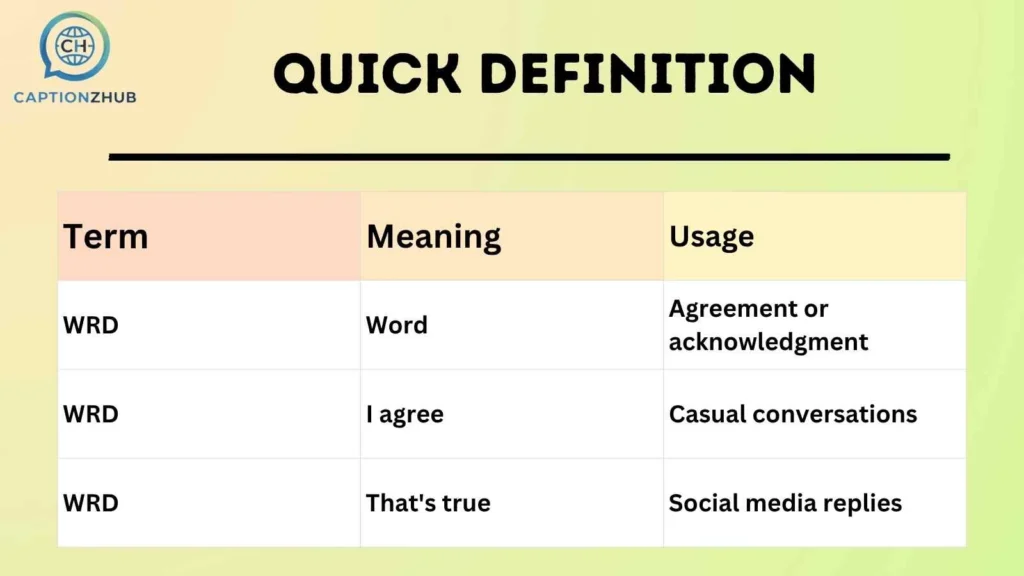 Quick Definition