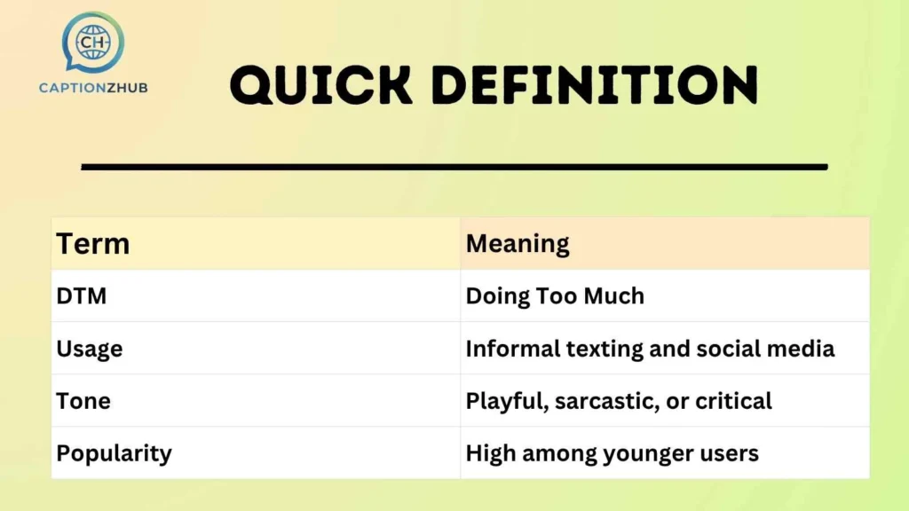 Quick Definition