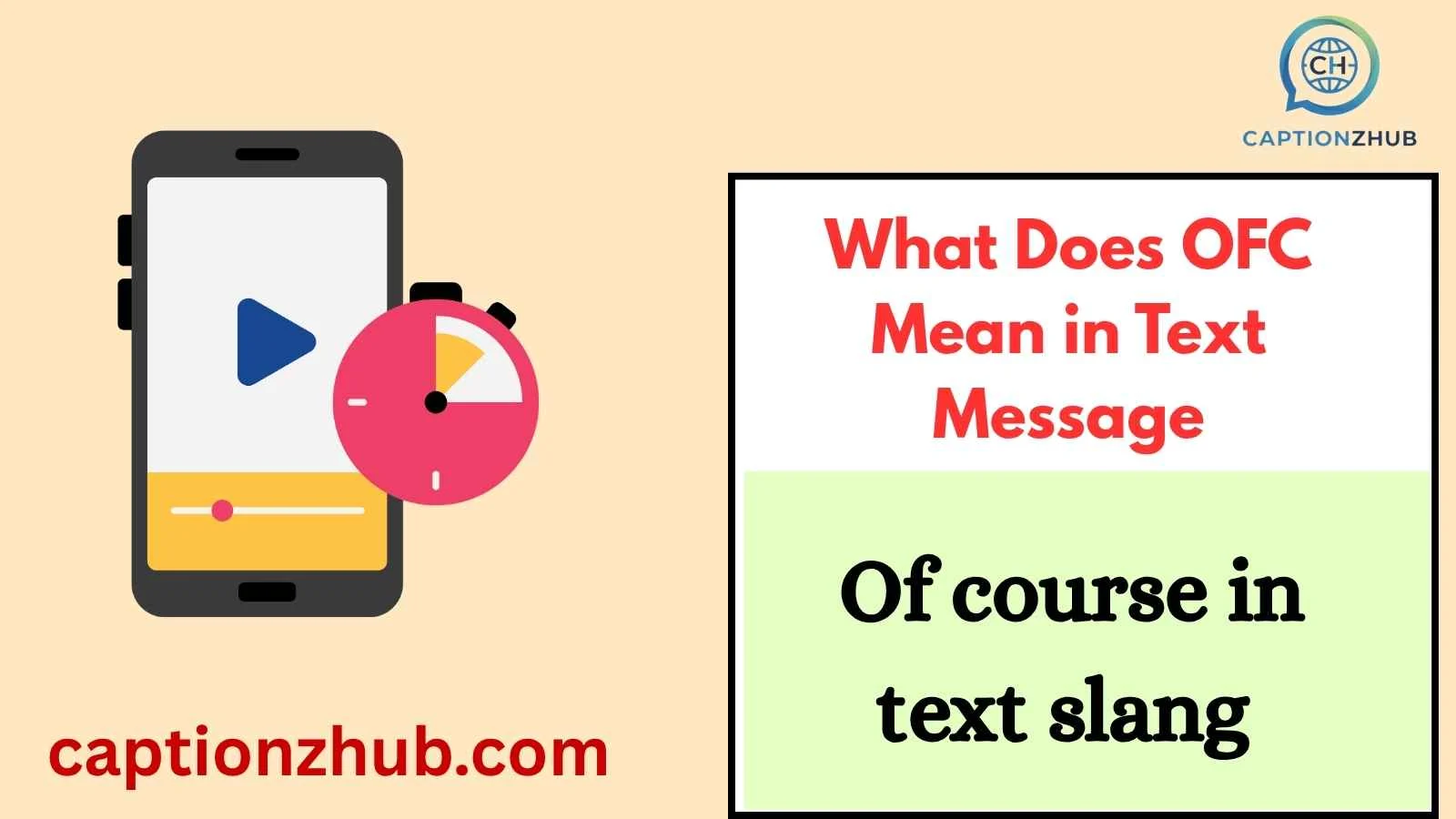 What Does OFC Mean in Text Message